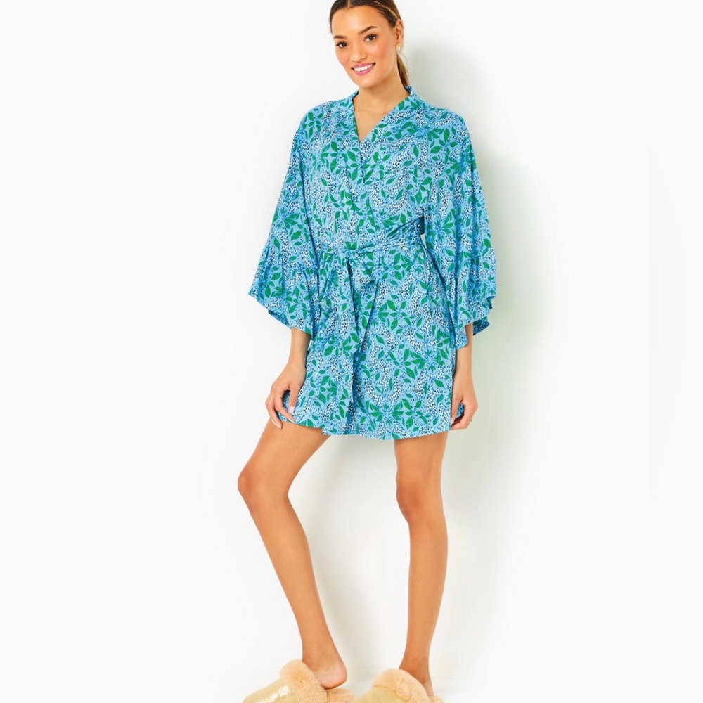 Lilly Pulitzer Sherona Knit Robe Lg/XL